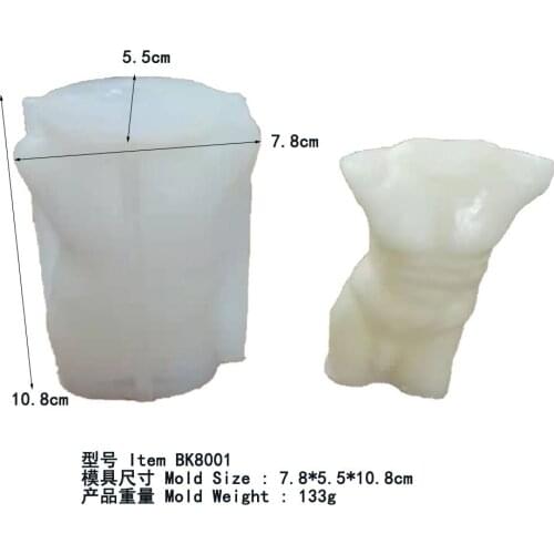 Human behavior art silicone mold man BK8001