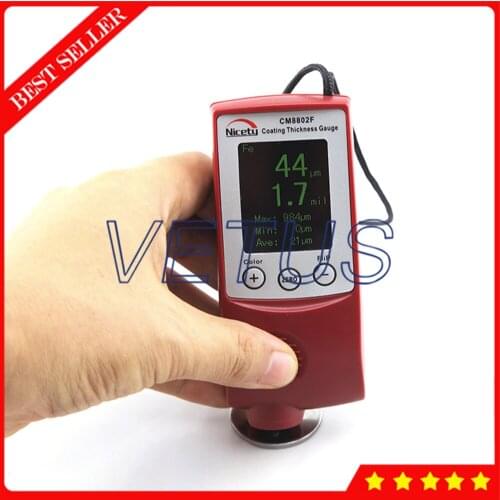 CM8802F Digital Fe /NFe Coating Thickness Gauge Tester with 0 to 1250um Range