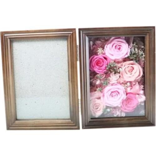 Eco-friendly Creative Romantic valentine gift 7 inch wooden photo frames