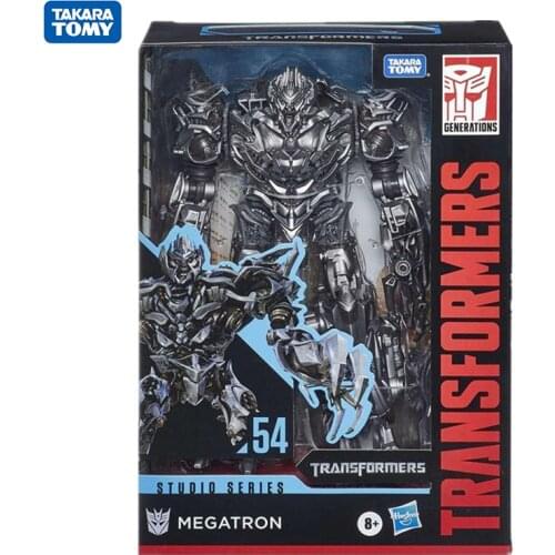 16.5cm Transformers Toys Studio Series 54 Voyager Class Movie 1 Megatron Action Figure Collection Model Jet Modes In 21 Steps