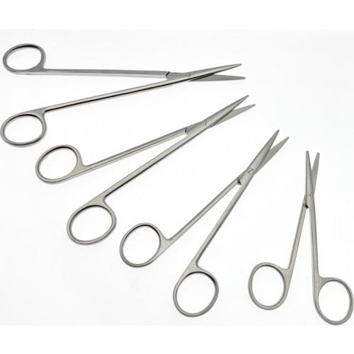 Stainless steel Surgical Blunt scissors Operating Nasal Department scissors TC Veterinary Surgical Instruments