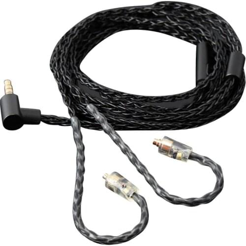 JCALLY Wear-resistant Copper Braided Headphone Earphone Cable with B/C/MMCX Pin
