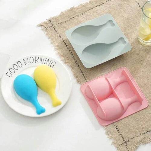 Creative Chicken Leg Silicone Fondant Cake Mold DIY Soap Form Chocolate Mold Ice Cube Tray Ice Cream Maker