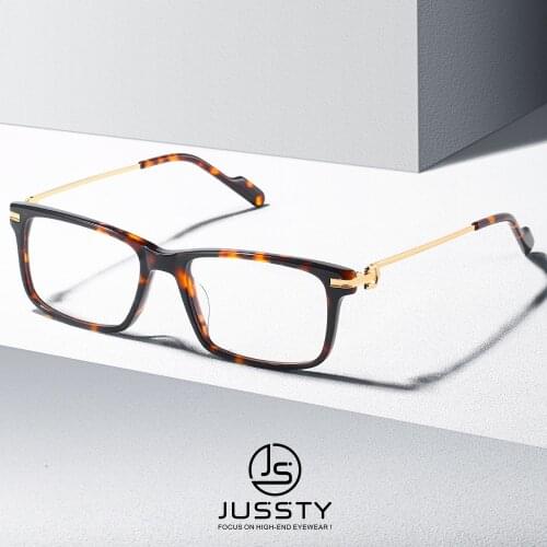 Leopard Acetate Optical Glasses Frame Men Myopia Prescription Eyeglasses Frame Male High End Luxury Brand Spectacles Frame 2021