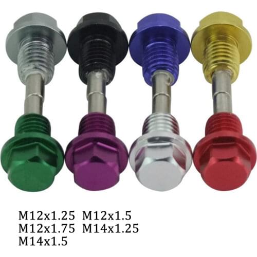 M12x1.5 M12x1.25 M12x1.75 M14x1.5 Magnetic Oil Drain Plug &Oil Drain Sump Nut for VW CC for BMW E39 E46 for Ford Focus for Honda