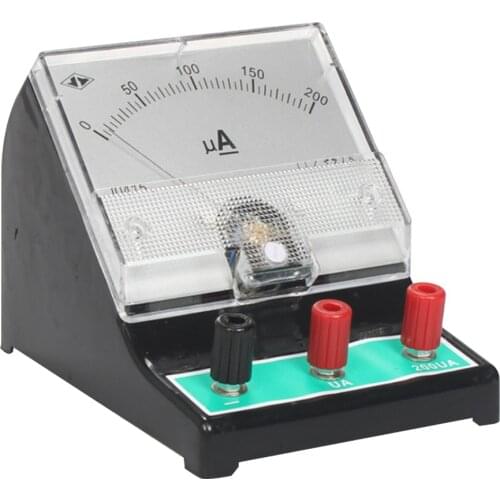 DC Microampere ammeter Grade 2.5 Milliampere meter Middle school physics Teaching demonstration physical experiment meter