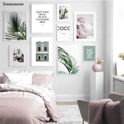 Minimalist Flower Quote Wall Art Picture Posters And Prints Canvas Poster Living Room Bedroom Nordic Home Decoration Painting