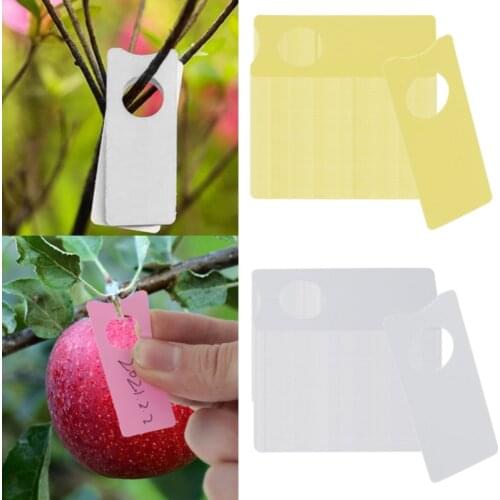 50/100pcs Plants Grape Sign Card Mark Orchard Garden Decoration Multifunction Portable Grape Sign board Plastic Melon Fruit Tags