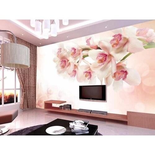 3D photo wallpaper flowers living room TV wall wallpaper backdrop wallcovering large wall mural Modern painting