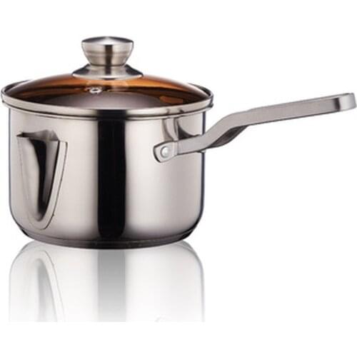 Stainless Steel 304 Household Soup Pot Drinking Soup Filter Thickening Non-stick Pot Household Kitchen Instant Milk Cooking Pot