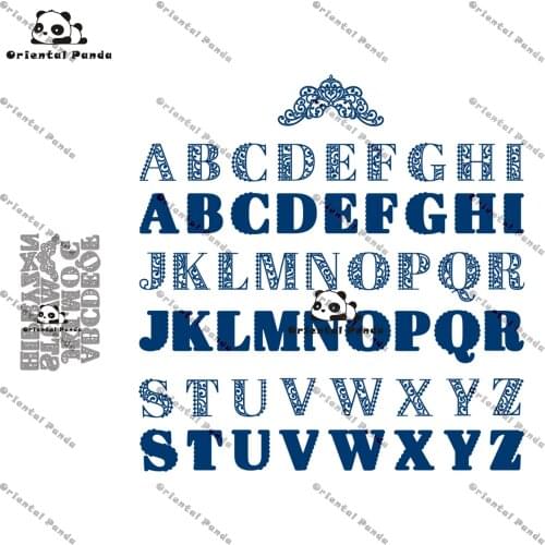 New Dies 2020 In the Garden Lily Metal Happy tide alphabet Dies diy Dies photo album Scrapbooking dies new 2021 craft dies