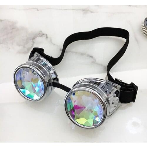 Retro Gothic Steampunk Glasses Windproof Goggles Cosplay Goggles Halloween Costume Matching Street Trend