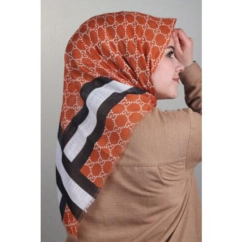 POLOİST LINEN FLAMLI SCARF DESEN-253 - RENK-02