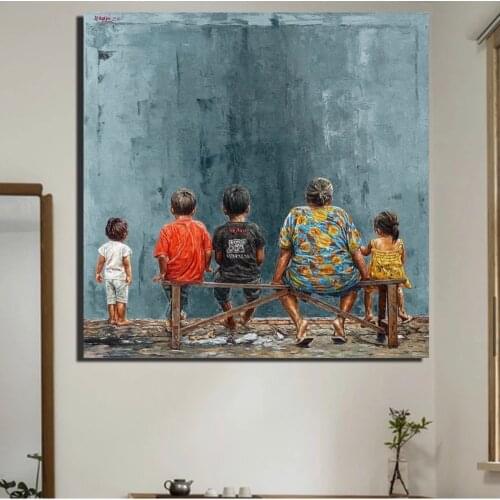 70x70cm 60x80cm 60x90cm Customed Canvas Posters Wall Art Pictures for Home living Room Decor No Frame