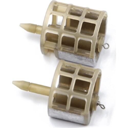 Fishing Tackle Tool Feeder Bait Holder Thrower Carp Fishing Bait Cage Connector for Outdoor Fishing Portable Accessories