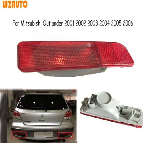 Car Rear Tail Bumper Fog Light Fog Lamp For Mitsubishi Outlander 2001 2002 2003 2004 2005 2006