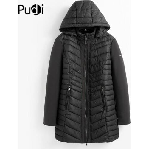 Pudi Women's Parkas With A Hood