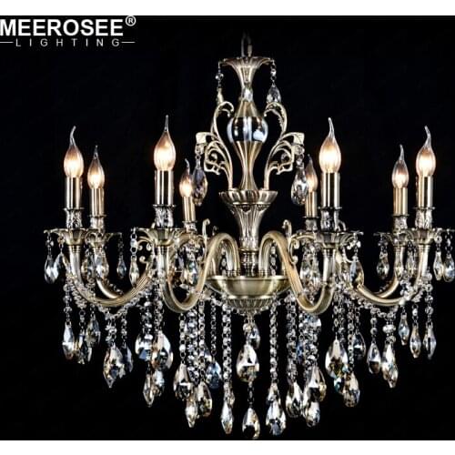 Luxury Crystal Chandelier Light Fixture Good Quality Lustres Suspension Lampara de techo Dining room Living room Lighting