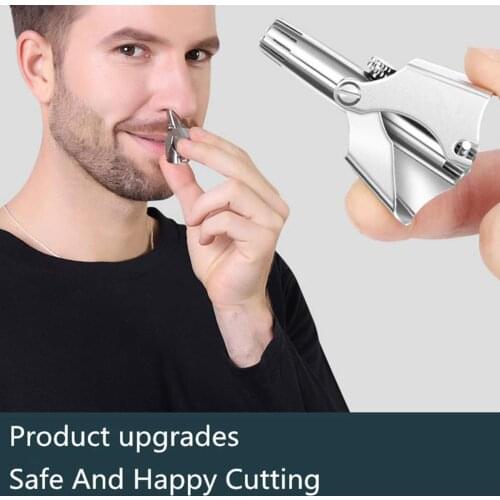 Manual Nose Hair Trimmer Fingernail Clipper Nose Hair Remover Nasal Shaver Stainless Steel Hair Remover