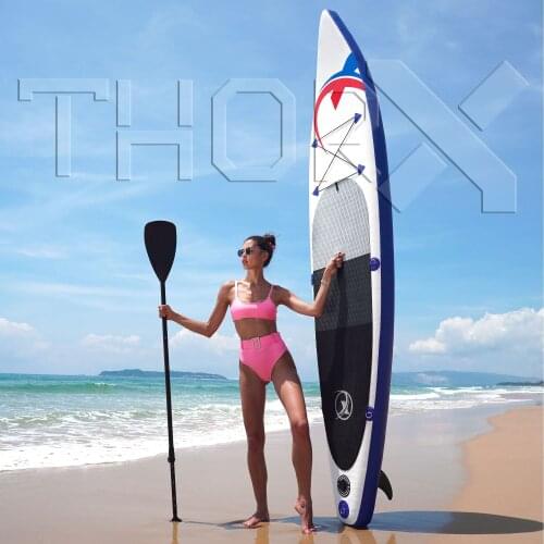 SUP335 Stand up Paddle Board 335x74x15cm, blue / red - SUP, surfboard, surf board - inflatable & easy to transport