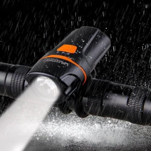 USB Rechargeable Bike Lights XPE LED Waterproof Front Handlebar Lamp Front Bike Headlight