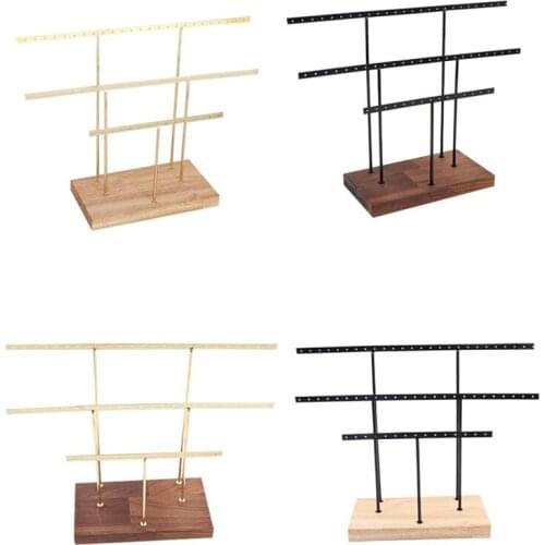 Hanging Jewelry Display Rack Tree Organizer Metal Rack for Holding Women Jewelries Earrings Rings Necklaces Ear Stud Pendant