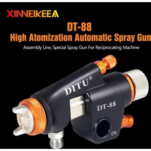 WA-101 Automatic Spray Gun Assembly Line Special Spray Gun For Reciprocating Machine Nozzle 0.8 1.0 1.3 1.5mm Forged Gun Body