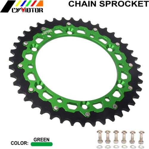 Motorcycle Rear Sprocket For Kawasaki Suzuki KDX KLX KX 125 200 200R 250 250F 300R 450R 450F 500 650 RMZ250 RMZ Motor Bike