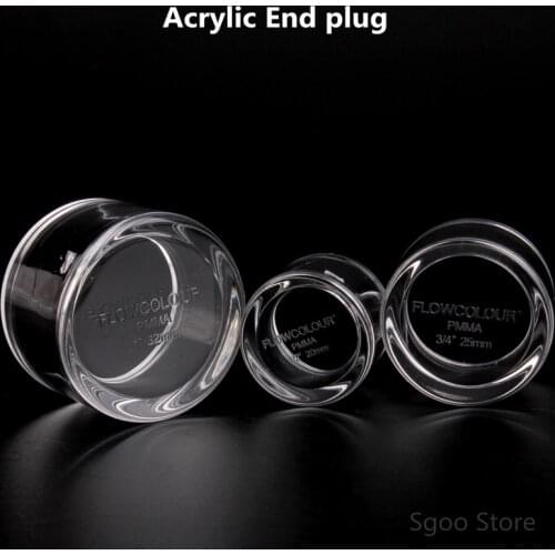 2~20Pcs Acrylic End plug Aquarium Fish Tank Transparent Plexiglass PMMA Garden Irrigation Water Tank Accessories