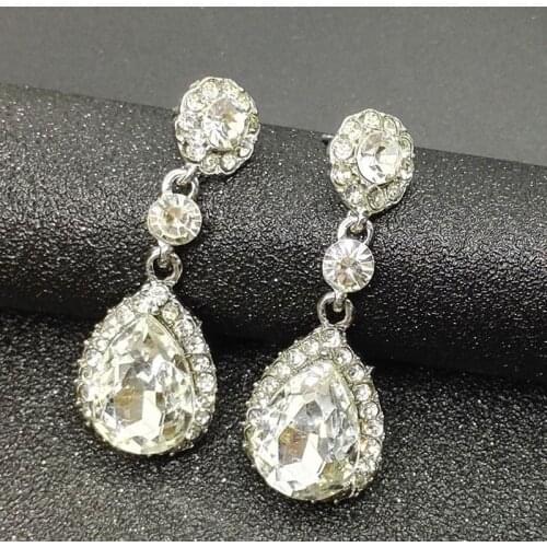 SUMENG 2021 New Fashion Jewelry Rhinestone Style Wedding Earrings For Women Earrings Round Bohemian Dangle Earrings Jewelry Gift