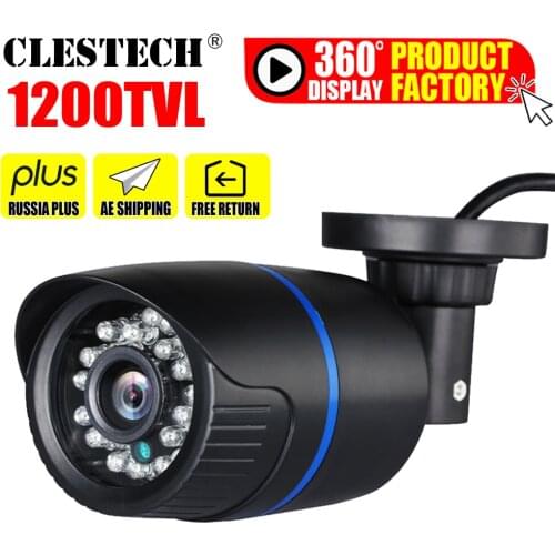 11.11bigSale HD Real 1200TVL Security Surveillance Mini CCTV Camera Outdoor Waterproof ip66 infrared Night Vision Color vidicon