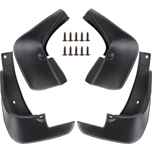 PVC Scratch Resistant For Toyota Corolla 2004-2018 Splash Guards 4Pcs/set Mudflaps Mud Flaps Front Rear Mudguards Fender