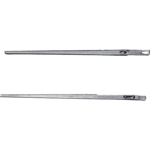 1 Piece Steel Double Hole Leather Rope Lace Needles DIY Leather Sewing Craft Tool Leather Kit Tools Hand Sewing Needles