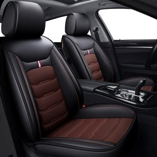 ZHOUSHENGLEE Car Seat Covers for VW UP! Golf Polo Caravelle Multivan Sharan Passat Variant T-ROC T-Cross car accessories