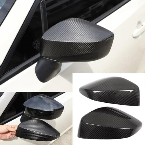 Real Carbon Fiber Exterior Side Rearview Mirror Cover Decor Trim Fit for Toyota 86 Subaru BRZ 2012-2020 Scion FR-S 2013-2016