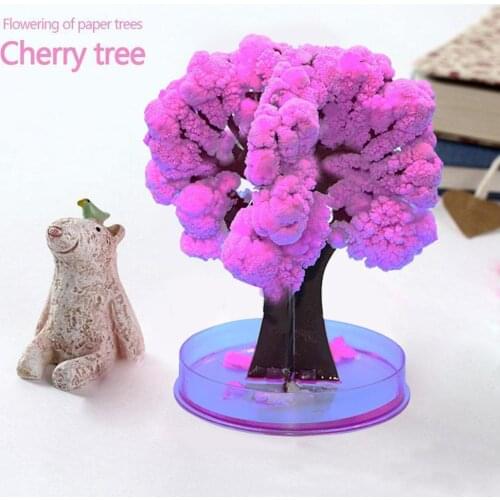 Childrens Paper Tree Blossom Magic Visual Magic Artificial Tree Growth Crystallization Natural Science Toys