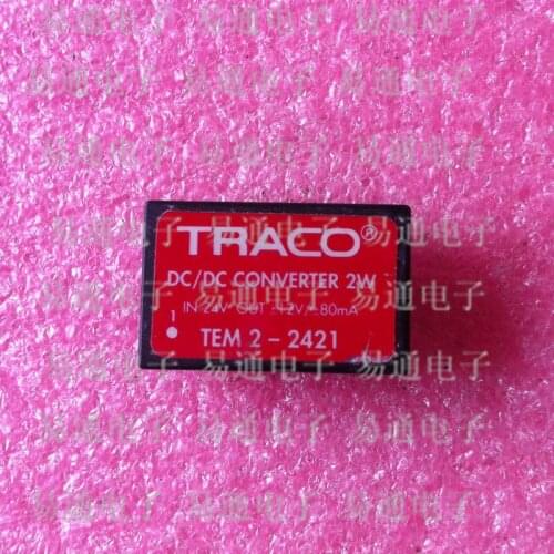 Quality assurance TEM2-2421 isolated power 24V turn positive and negative 12V 80MA 2W