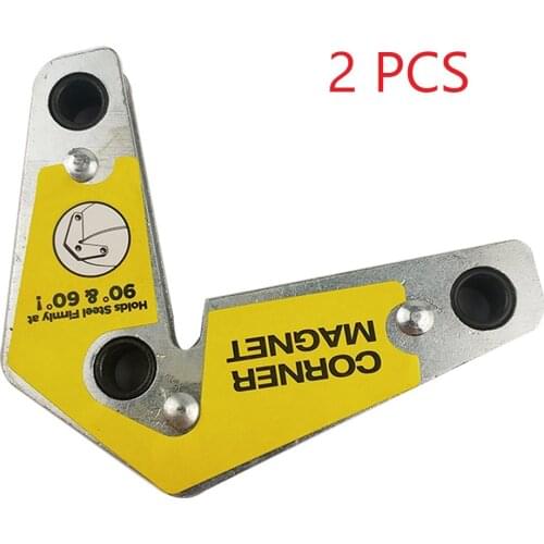 2 PCS Magnetic Welding Holder Soldering Arrow Inside Outside Corner Magnet Fixer Positioner Tool Auxiliary Locator 60/90/120
