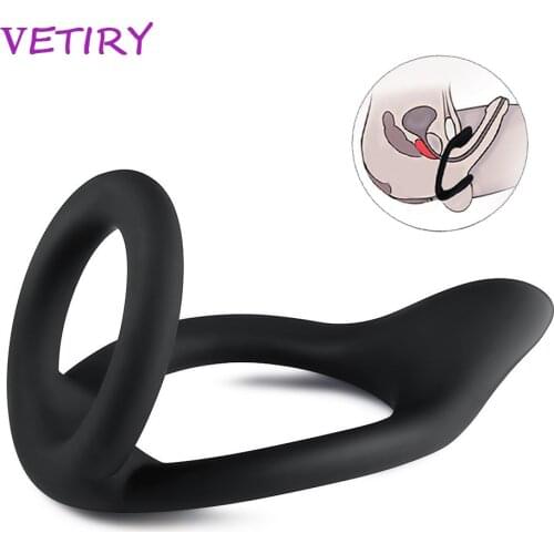 VETIRY Penis Ring, Male Penis Enlargement Adult Sex Toys Masturbator for Men Ejaculation Delay,Reusable Delayed Ring, Cock Ring