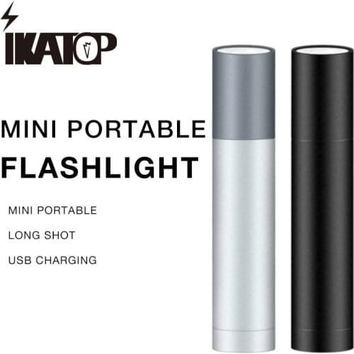 Led Strong Light Flashlight Rechargeable Mini Portable Emergency Light Zoom Home Outdoor Highlight Gift Compact Delicate Lamp