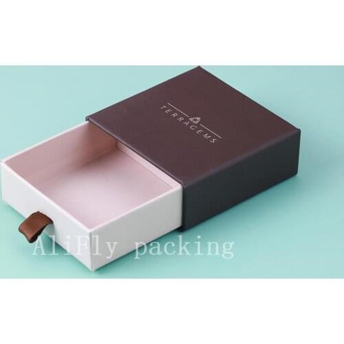 Wholwsale 500pcs/1lot Custom Personalized Jewelry Box Luxury Gift Boxes With Logo