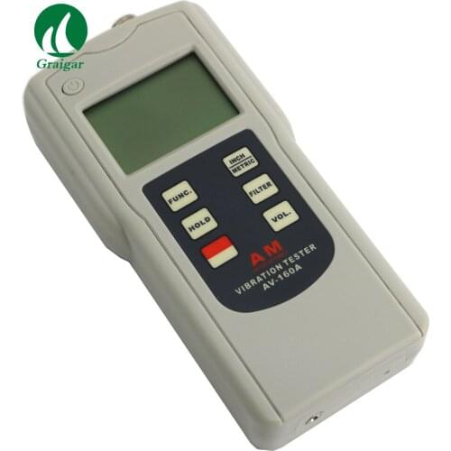Portable Vibration Tester Meter AV-160A Digital Vibration Detector Seismograph