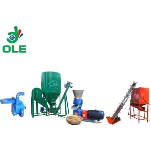 Professional Automatic Poultry Animal Feed Pellet Production Line