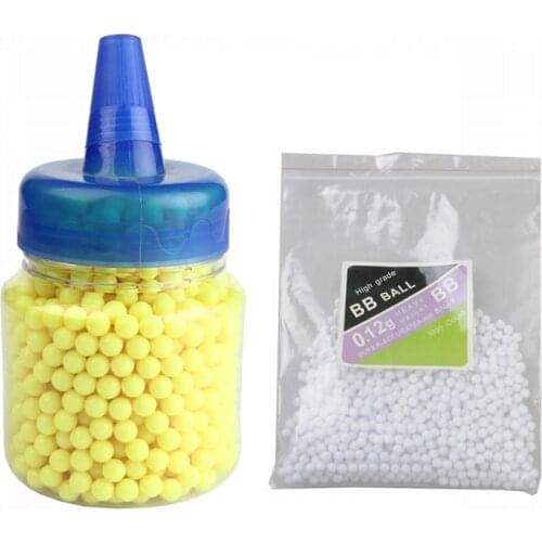 1000 Rounds 0.12g Airsoft BBs Bullets Strikeball Strike Ball Tactical Air Gun High Grade BB Balls PaintBall for Hunting Shooting