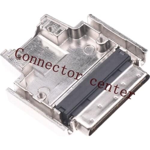 VHDCI SCSI Connector Crimping Style Metal Hood 68Pin Male Witch Screw V.68 Connector