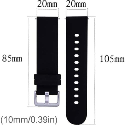 For Verizon Gizmowatch Universal 20mm For Child Watches Kid Watch Silicone Wristband Adjustable Pin Buckle Replacement Smart