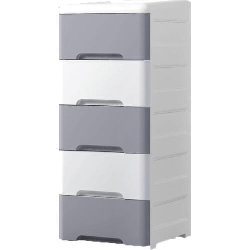 Toilet slot storage cabinet drawer type plastic narrow edge slot shelf kitchen storage cabinet layered storage strong load