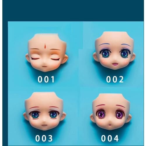 GSC doll face OB11 head split GSC replacement face 1/12bjd face doll accessories Eyes can move