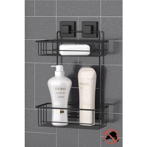 Drilling Screw Drill! Easyfıx Adhesive Two Layer Bathroom Rack Mat Ef256