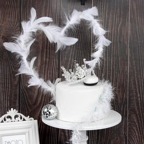 Advanced Variety Feather DIY Love Feather Cake Healthy and Clean Insert Birthday Party Wedding Baking Decoration